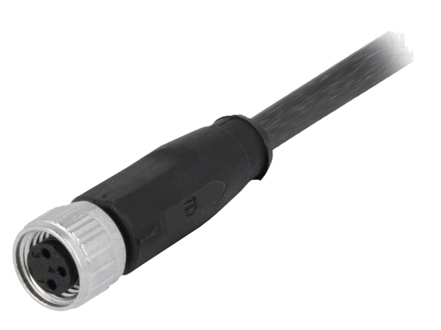 Connector: M8; vrouwelijk; PIN: 3; recht; met kabel; stekker; 1,5m Connector: M8; vrouwelijk; PIN: 3; recht; met kabel; stekker; 1,5m